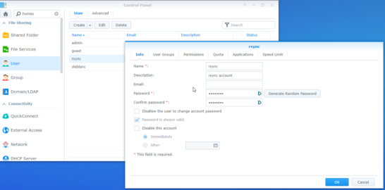 Backup Truenas to Synology via rsync – Spencer's Blog